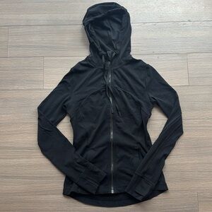 Lululem black hooded nulu jacket